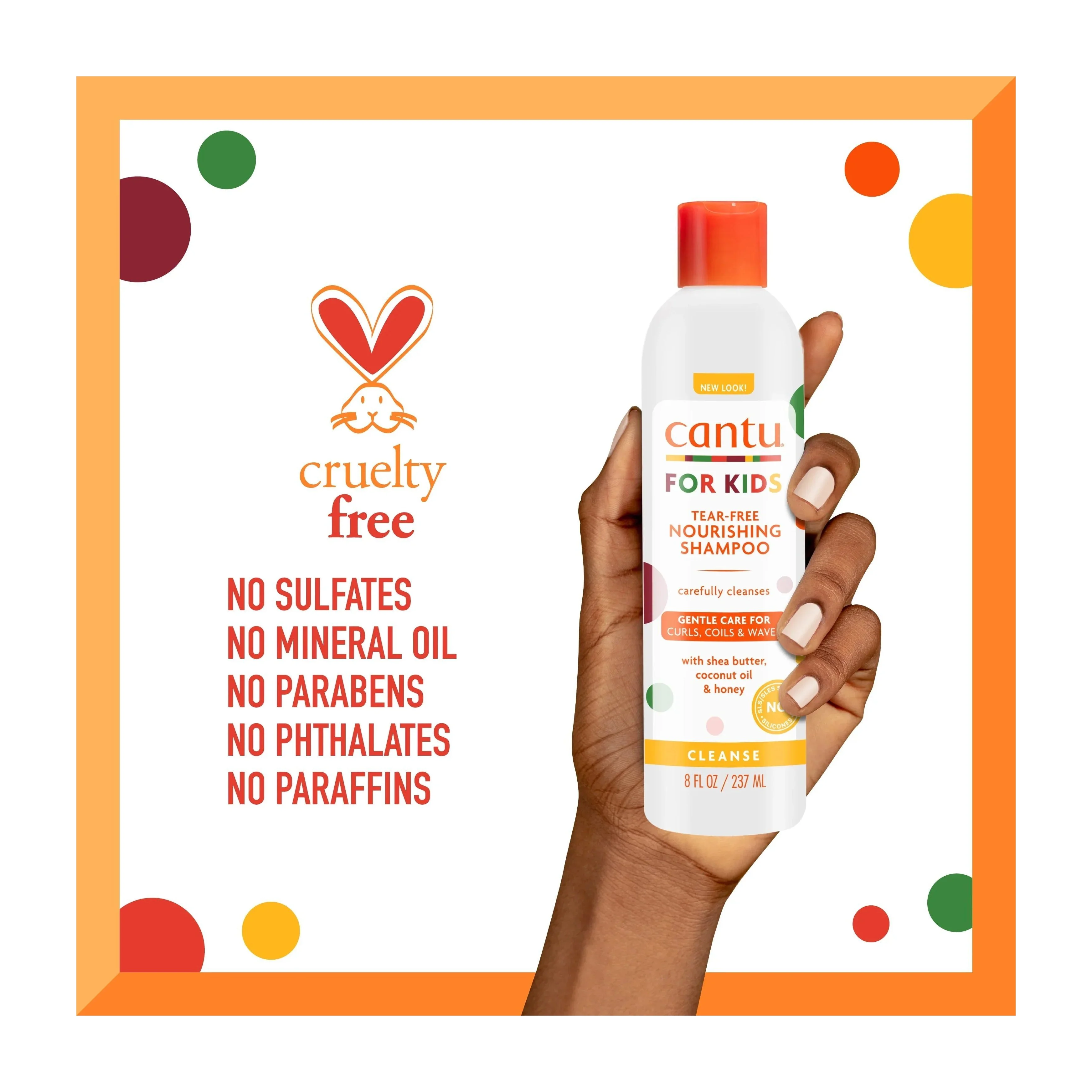 Cantu Care for Kids Gentle and Tear-Free Nourishing Shampoo