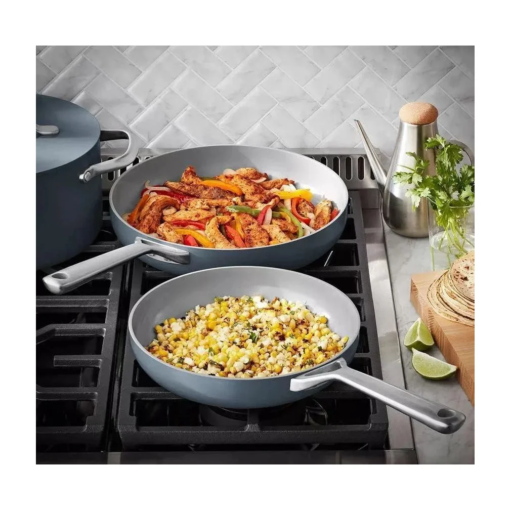 Member's Mark 11-Piece Modern Ceramic Cookware Set, Black