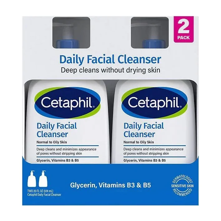 Cetaphil Daily Facial Cleanser (20 oz., 2 Pack)