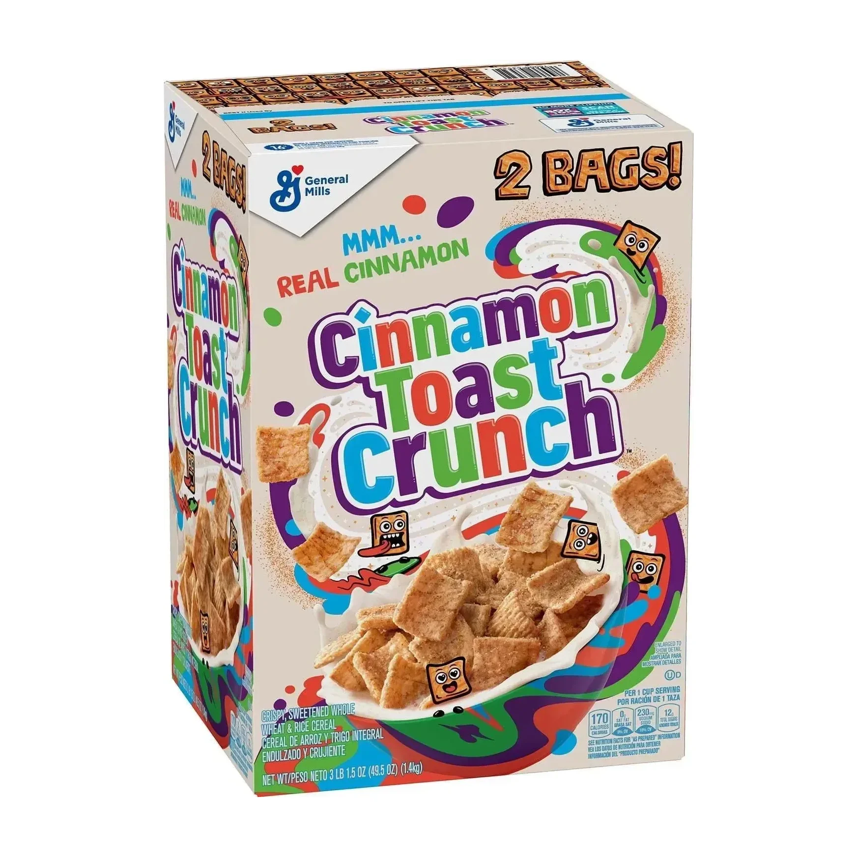 Cinnamon Toast Crunch Cereal in Kenya - 49.5 oz, 2 Pack