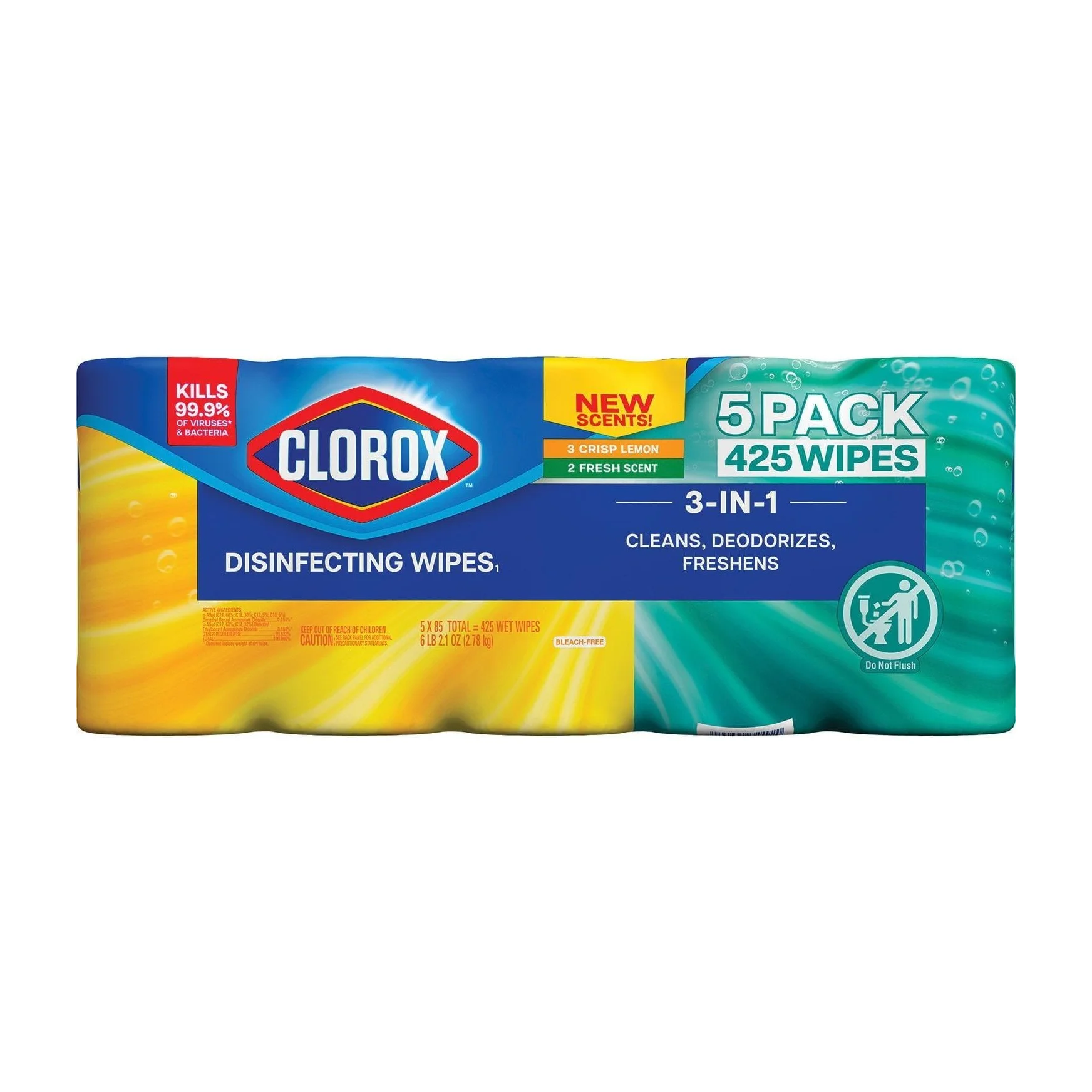 Clorox Disinfecting Wipes (Pack of 5)