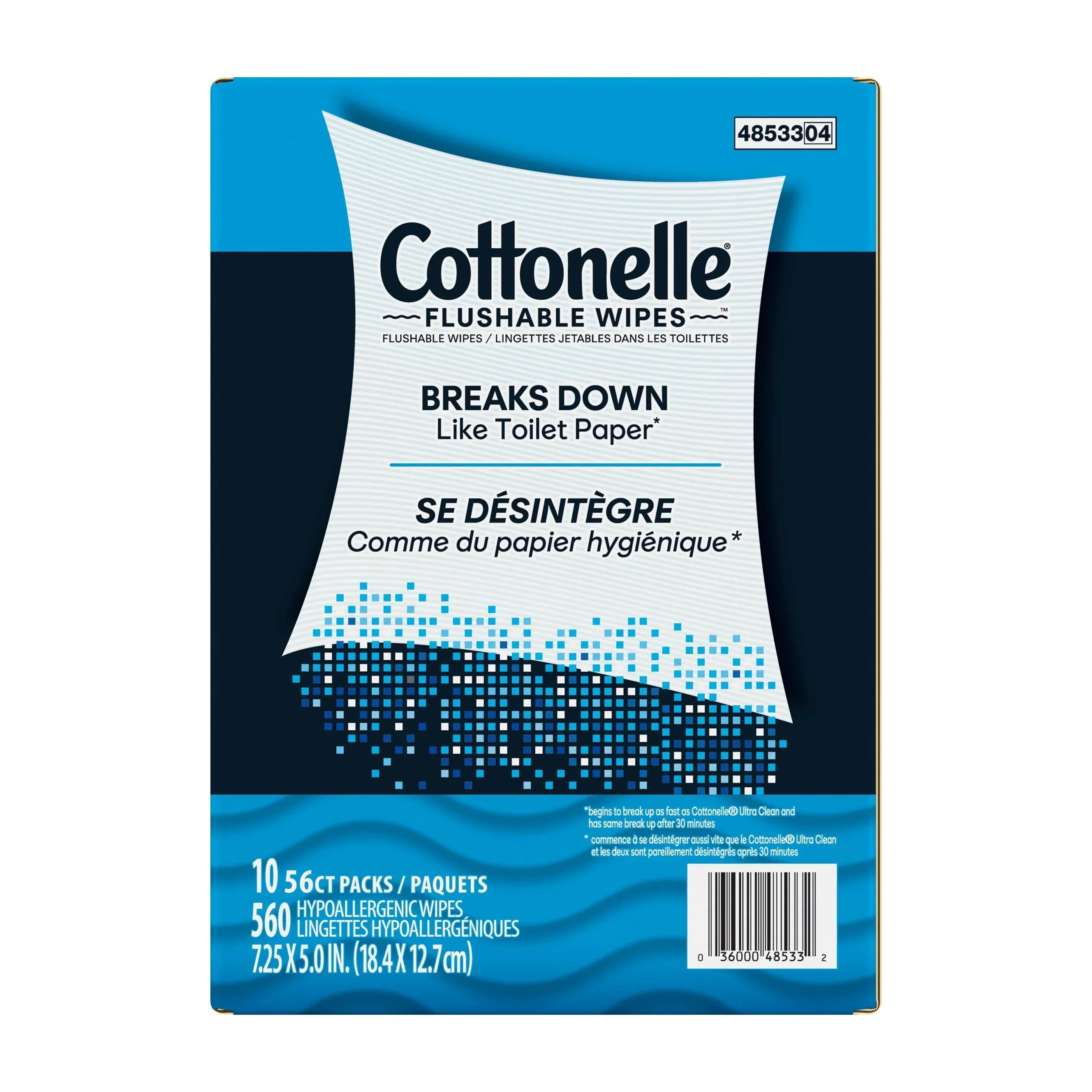 Cottonelle Fresh Care Flushable Wipes, 560 Wipes