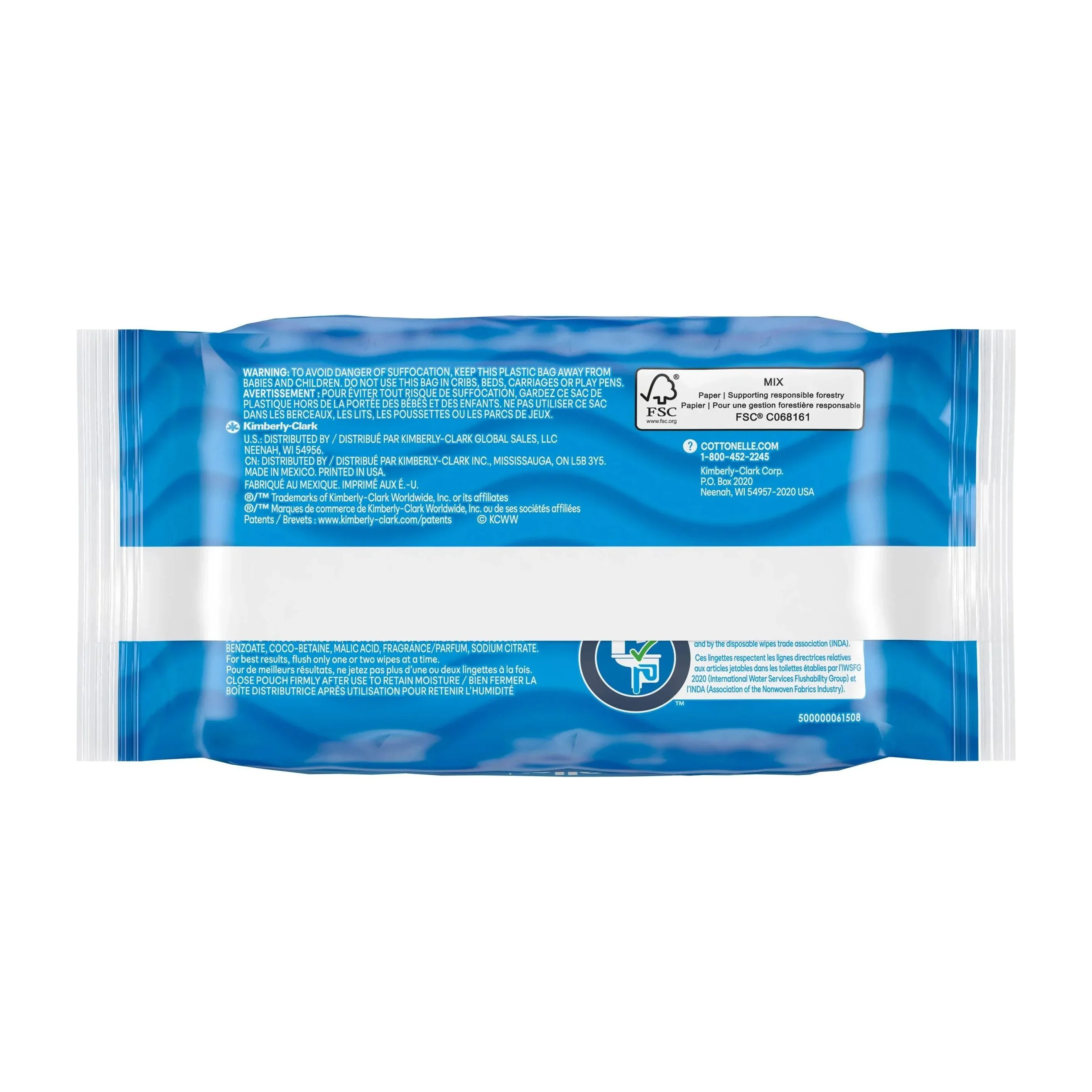 Cottonelle Fresh Care Flushable Wipes, 560 Wipes