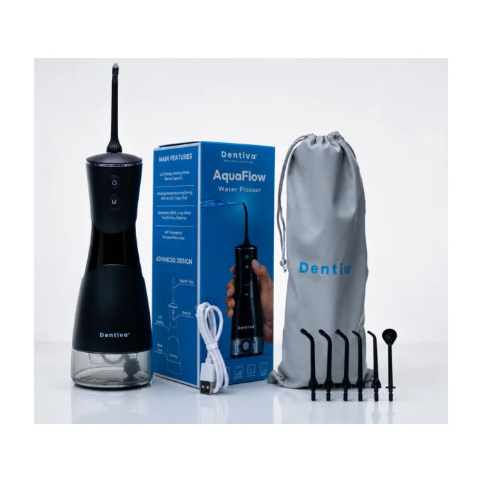 Water Flosser Dentiva AquaFlow Ozone (Black)