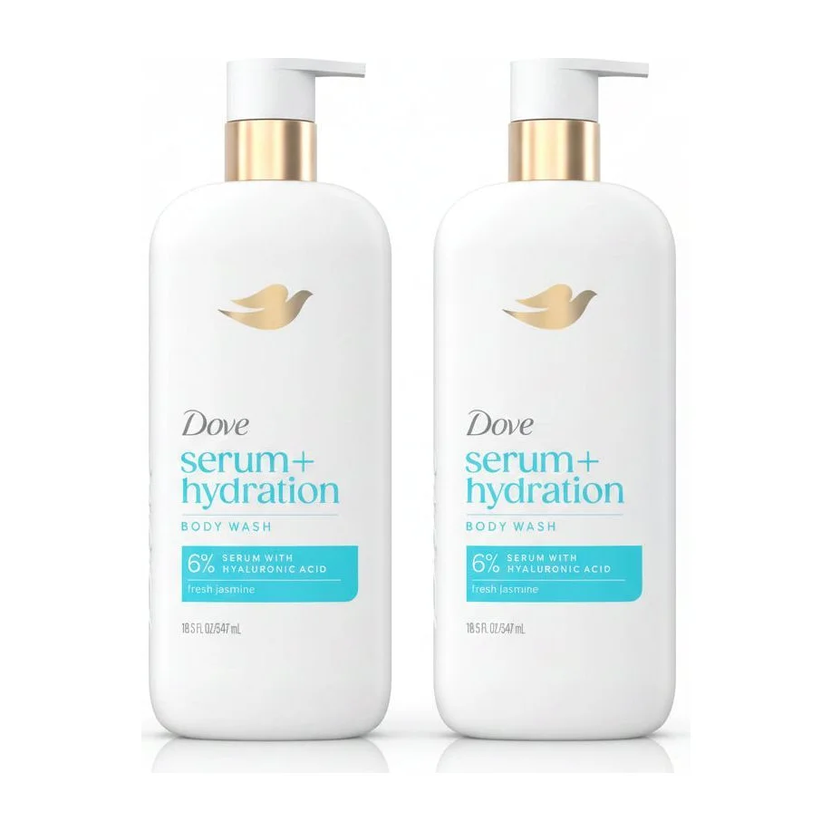 Dove Body Wash with 6% Hyaluronic body wash (2 Pack)