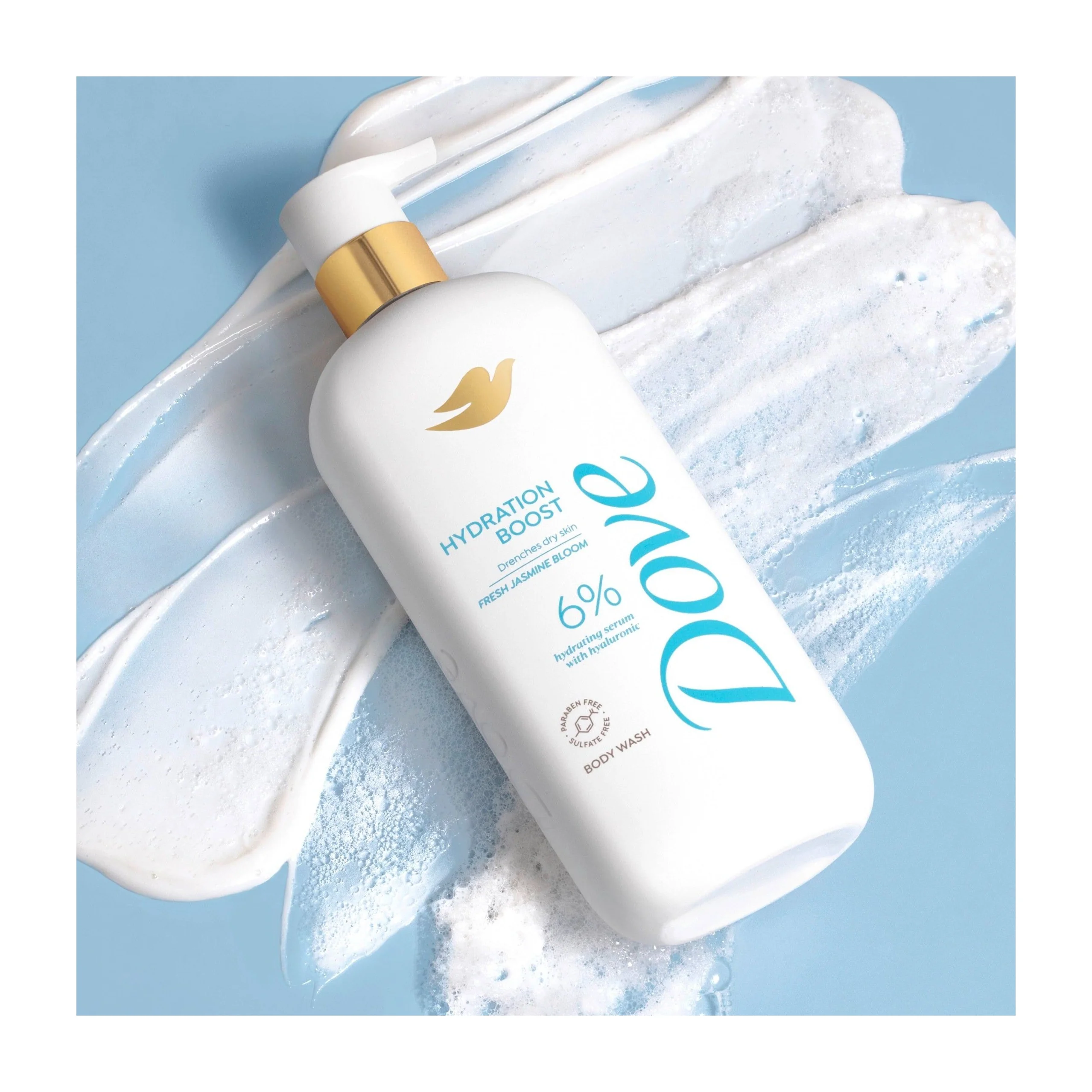Dove Body Wash with 6% Hyaluronic body wash (2 Pack)