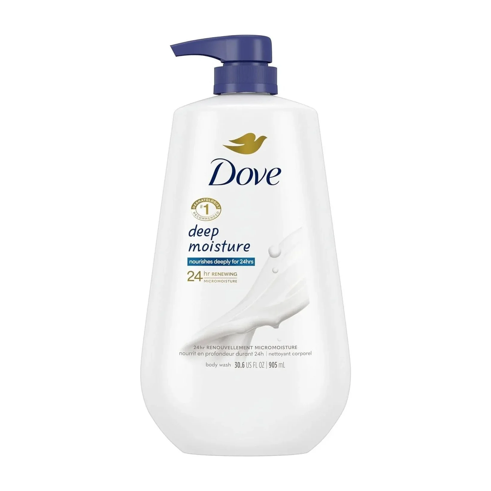 Body Wash for Dry Skin in Kenya - Dove Deep Moisture with Pump