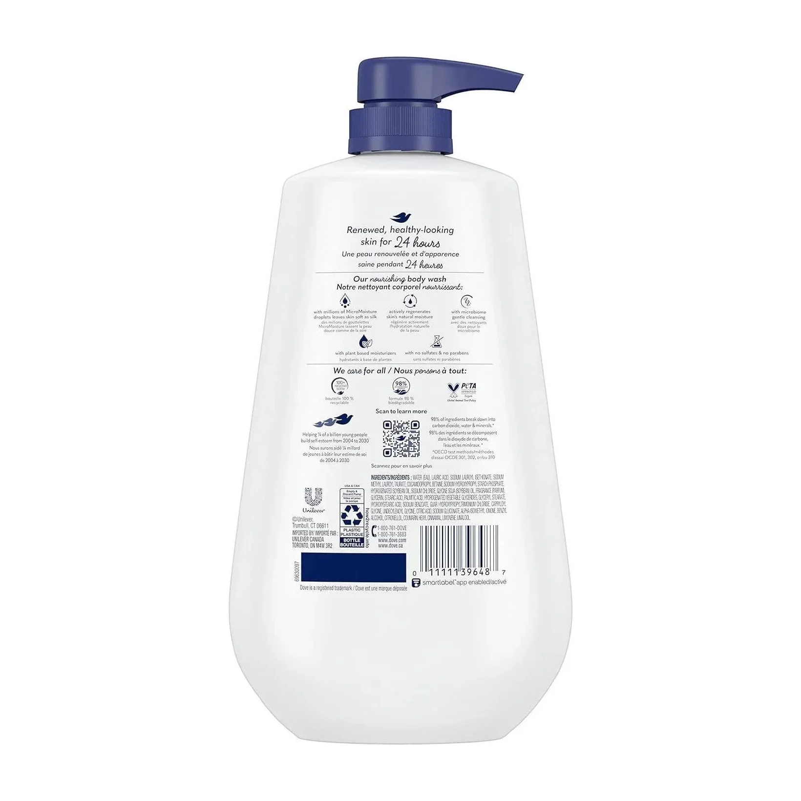 Body Wash for Dry Skin in Kenya - Dove Deep Moisture with Pump