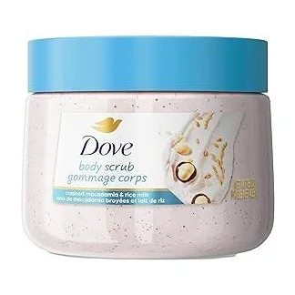 Dove Macadamia Rice Body Scrub