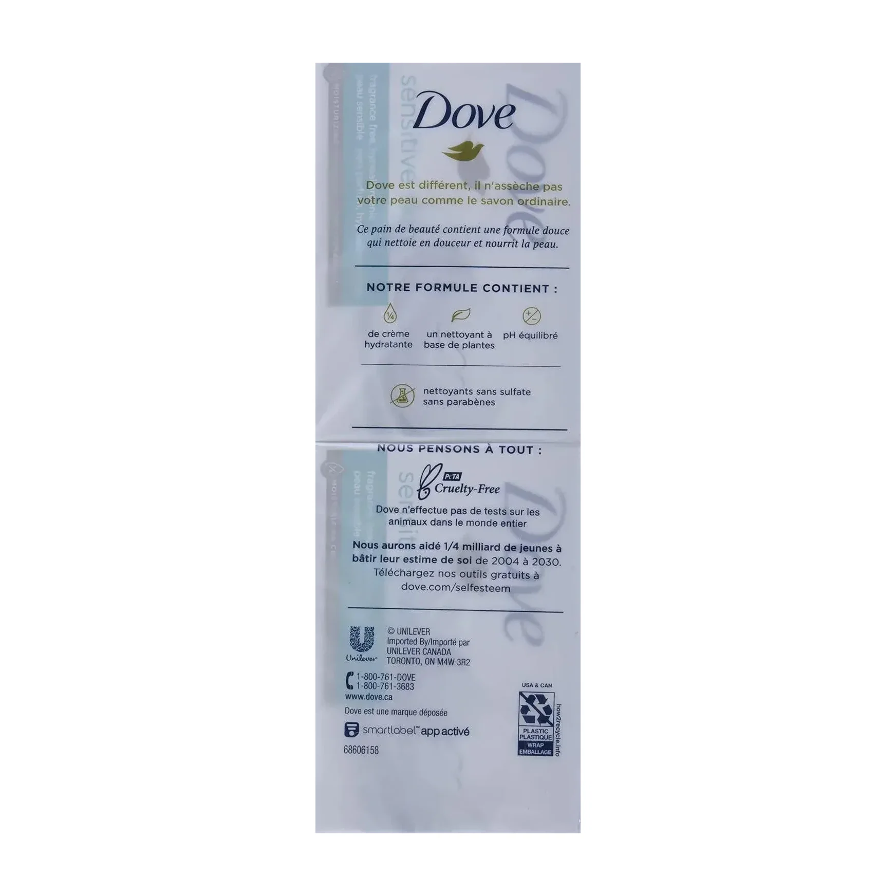 Sensitive Skin Soap in Kenya - Dove Sensitive Bar, 16 Pack
