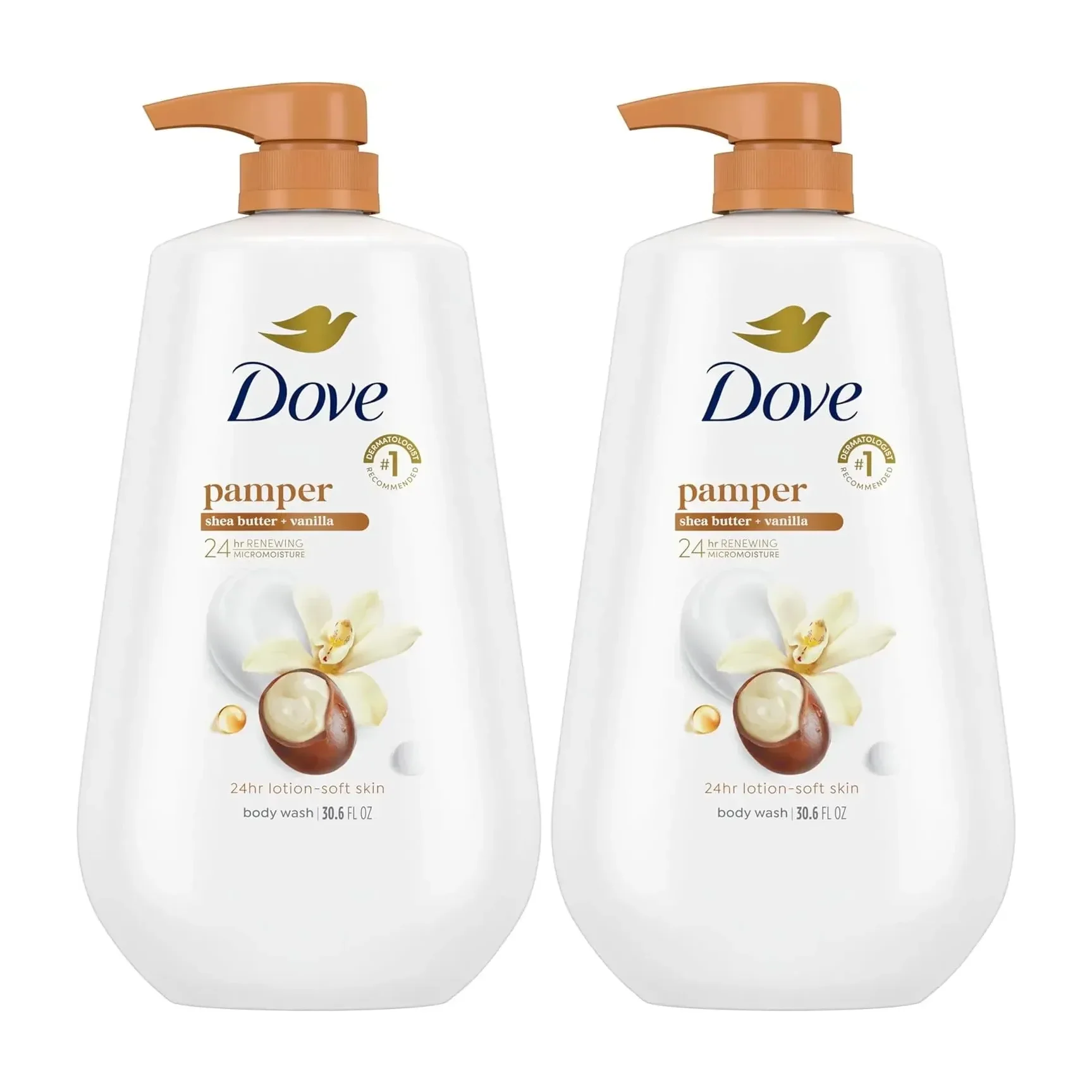 Shea Butter Body Wash in Kenya - Dove Pamper Vanilla