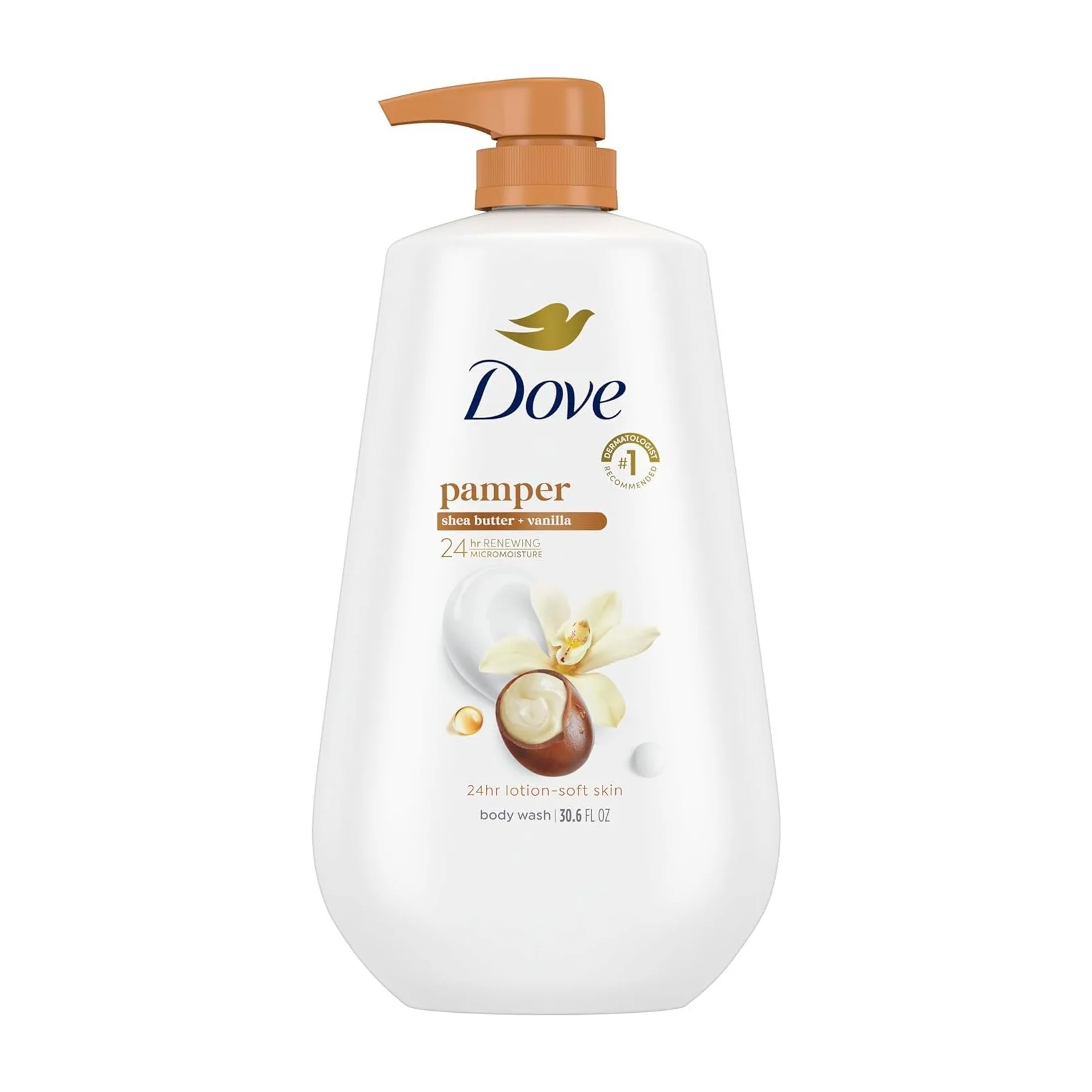 Shea Butter Body Wash in Kenya - Dove Pamper Vanilla