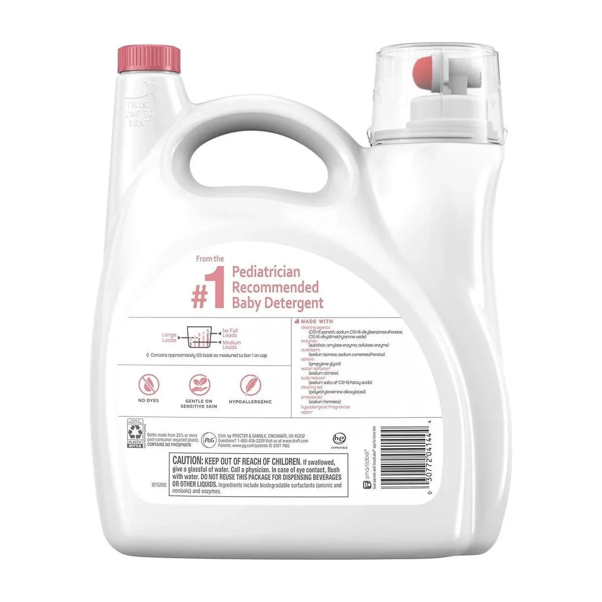Baby Laundry Detergent in Kenya - Dreft Ultra Concentrated, 125 Loads