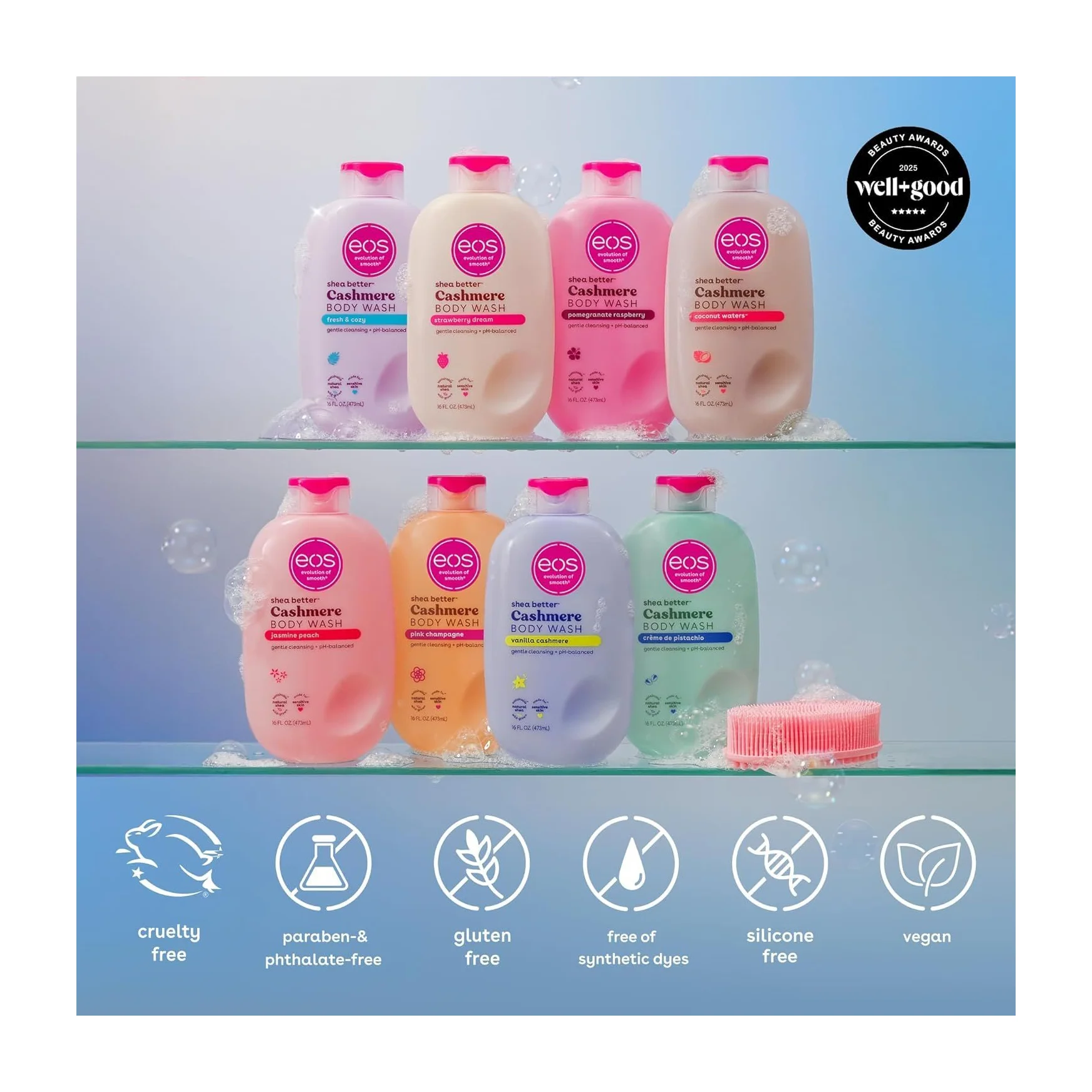 eos Body Wash Set - Shea Better 4 Pack Bundle