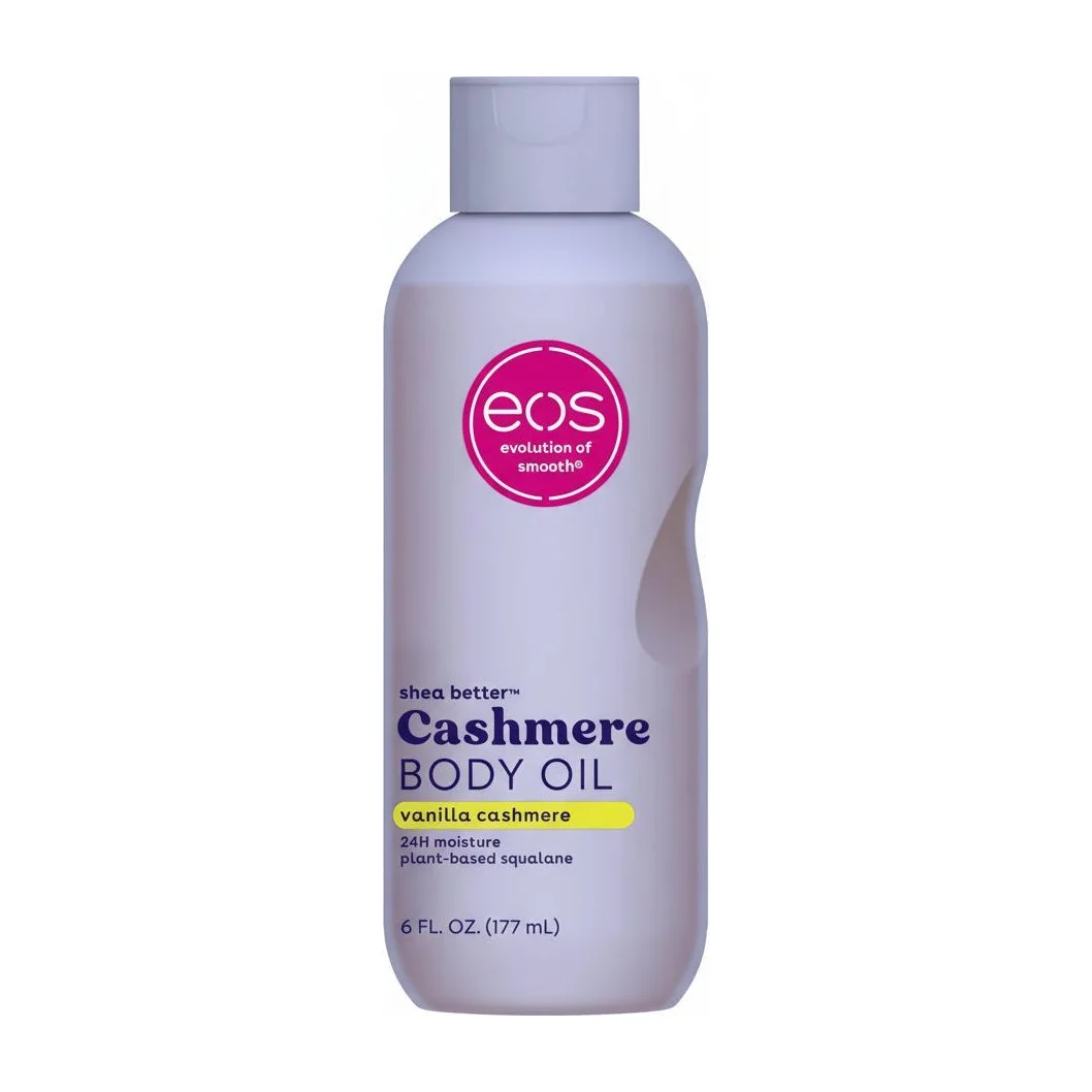 EOS Cashmere Body Oil, Vanilla Cashmere, 24 Hour Moisture