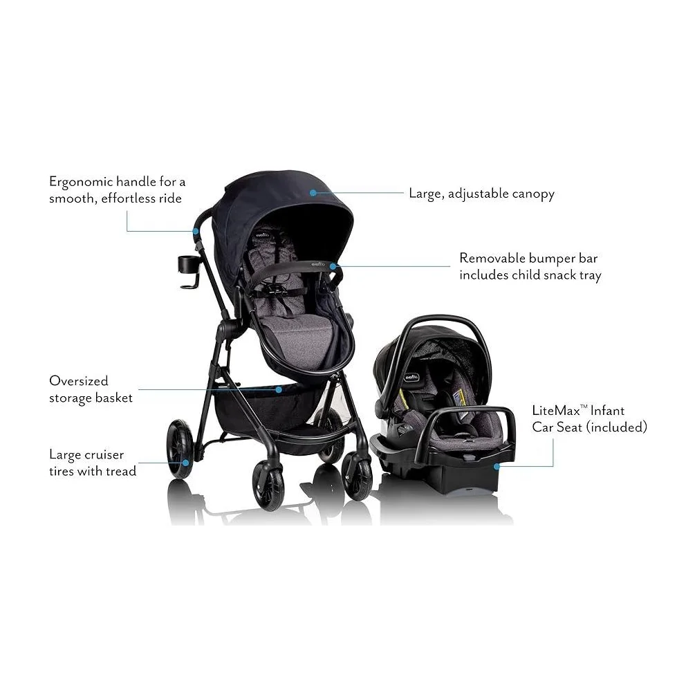 Evenflo Infant Car Seat, Casual Gray