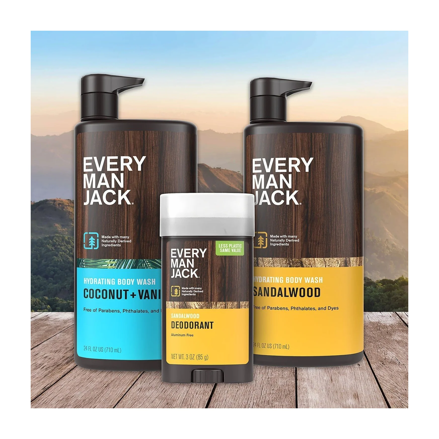 Natural Deodorant Kit in Kenya - Every Man Jack Sandalwood