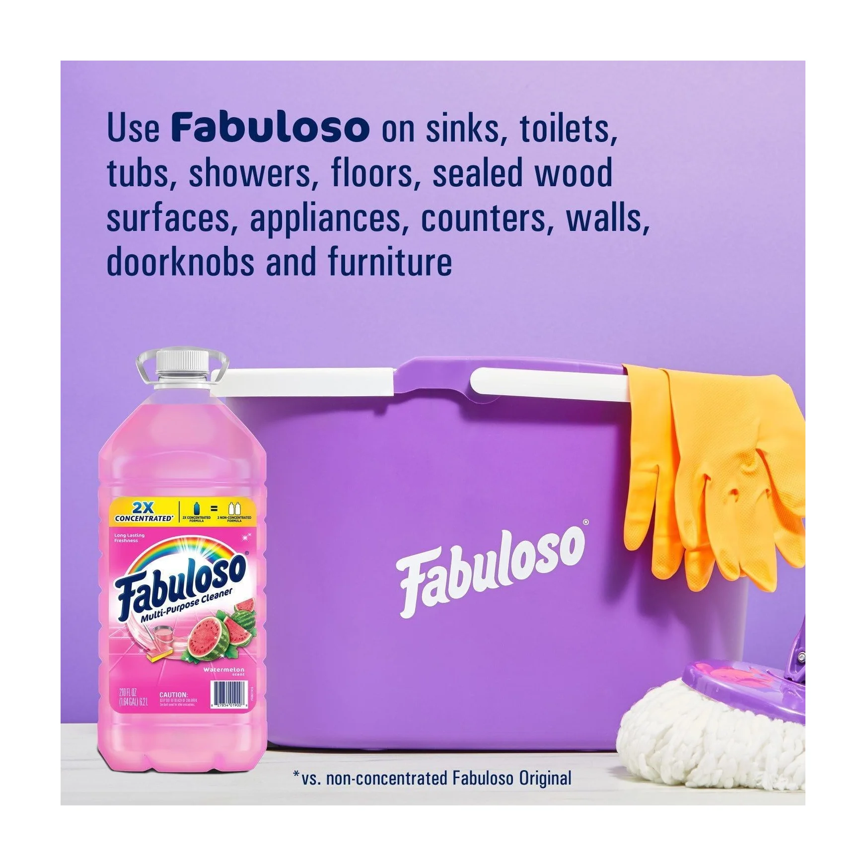 Multi-Purpose Cleaner in Kenya - Fabuloso 2X Concentrated, 3 Litres