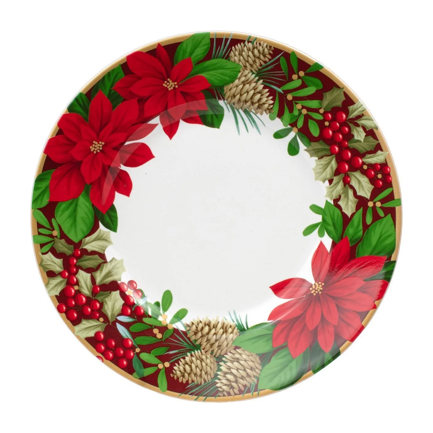 Dinnerware Set in Kenya - December Blooms 12 Piece