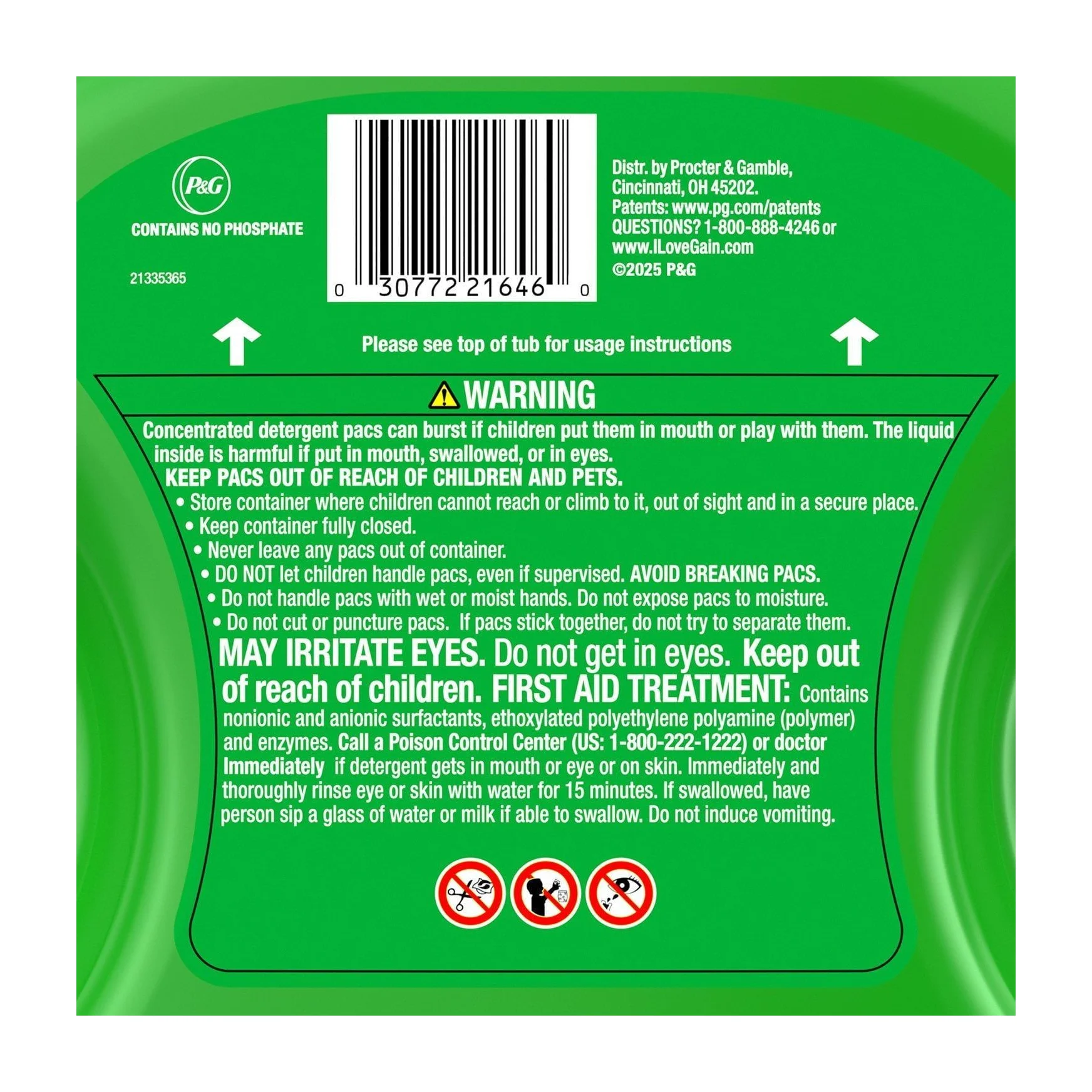 Laundry Detergent Pacs in Kenya - Gain Flings Tango Twist, 108 ct
