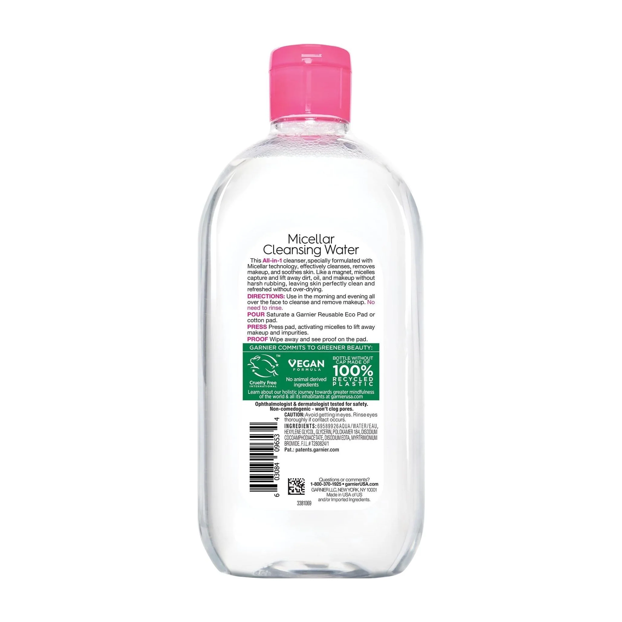 Makeup Remover Pack -Garnier Micellar Water Hydrating Facial Cleanser (2pack)