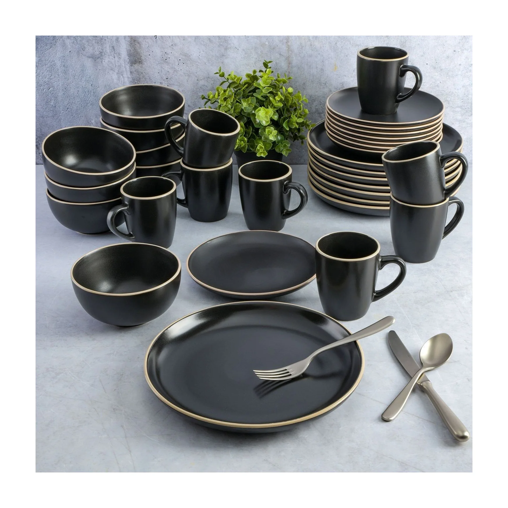 Gibson 32-Piece Dinnerware Set