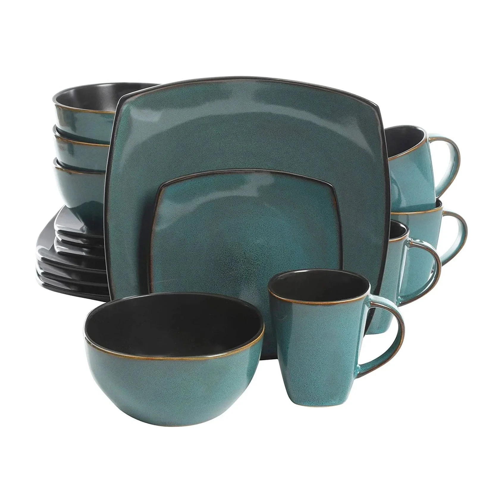 Gibson Soho Lounge Square Dinnerware Set