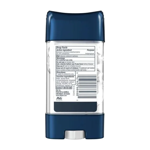 Gillette Ultimate Protection  2X Antiperspirant (Non-Irritant),  5-pack