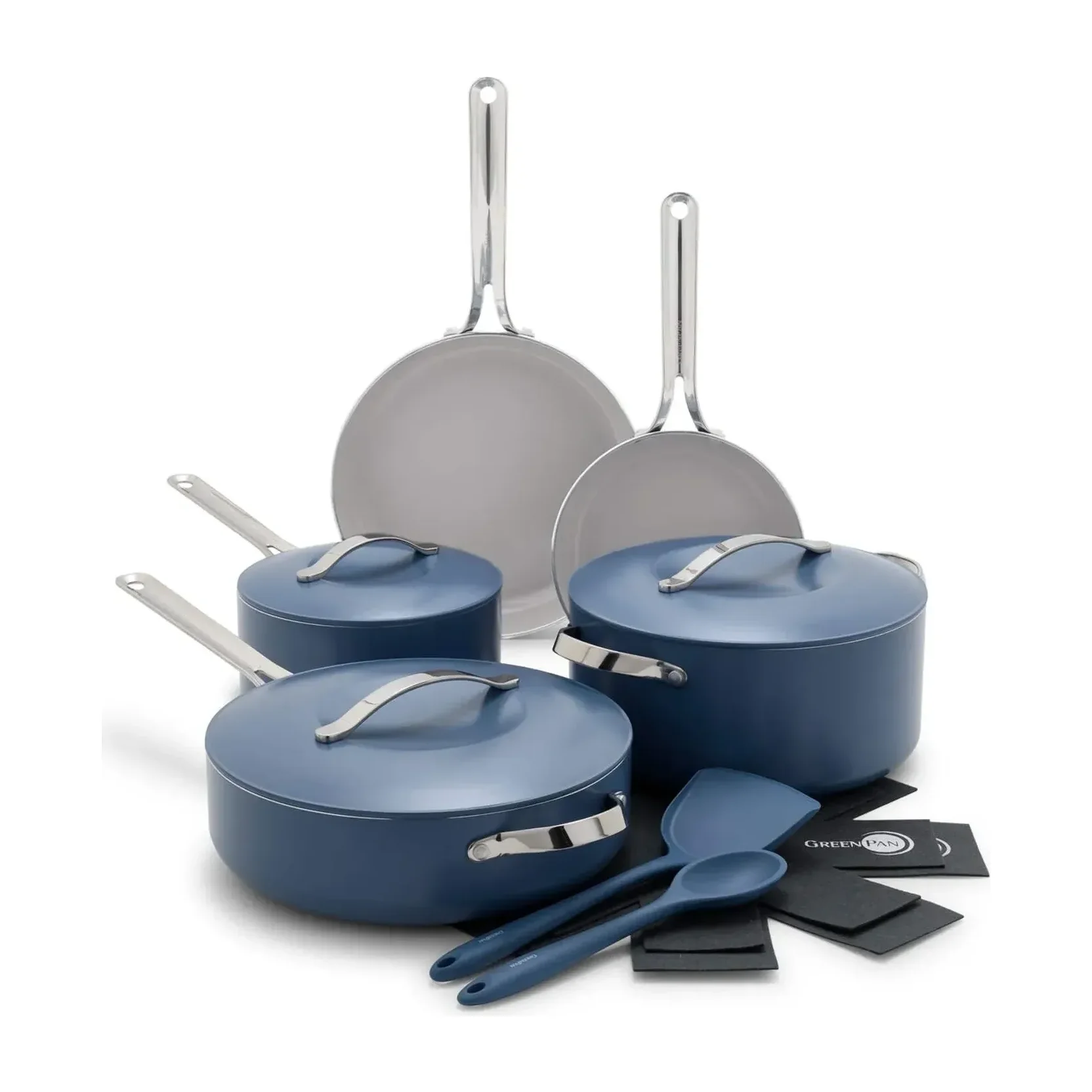 GreenPan Nova 10-Piece Cookware Set, Ocean