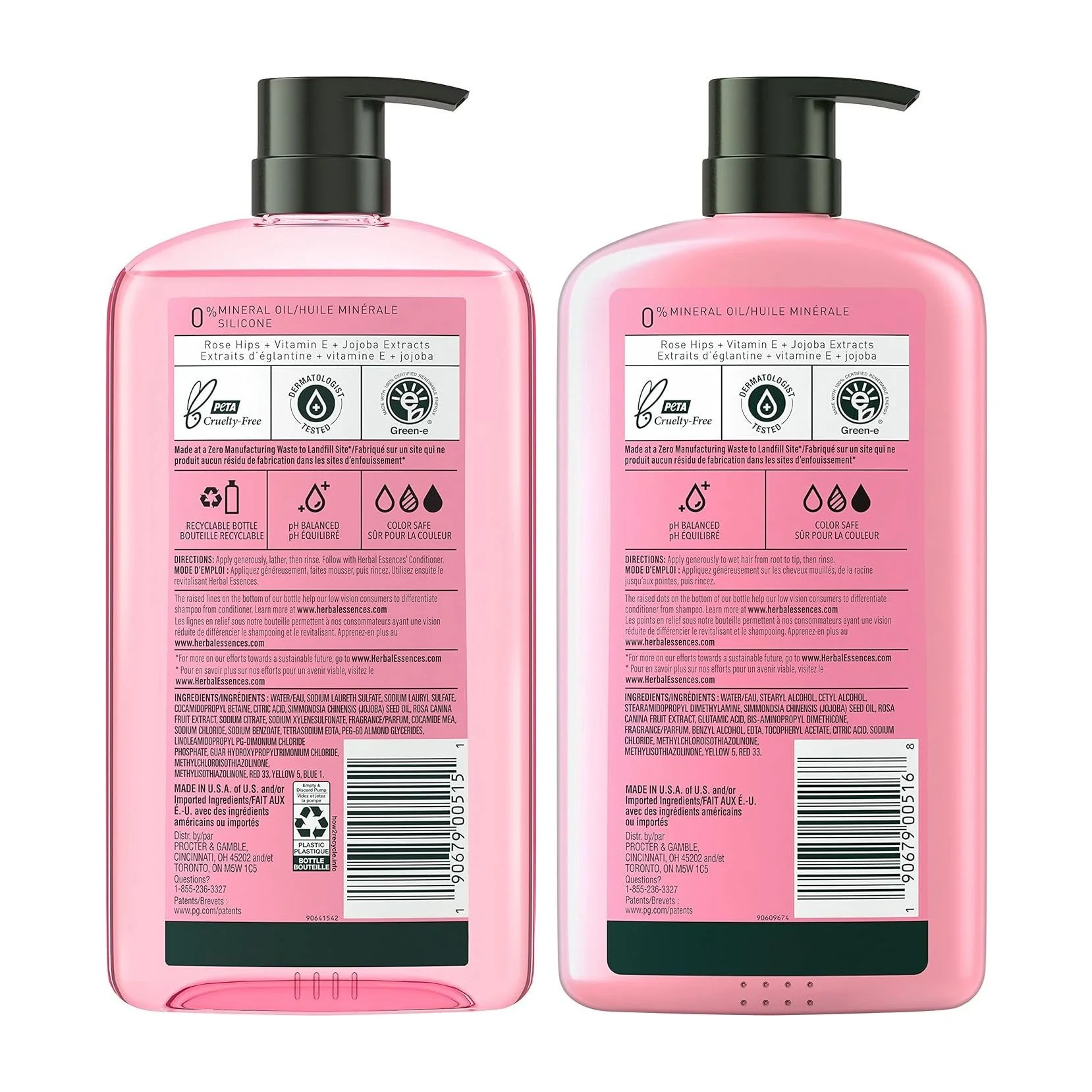 Herbal Essences Shampoo and Conditioner in Kenya - Rose Hips and Vitamin E