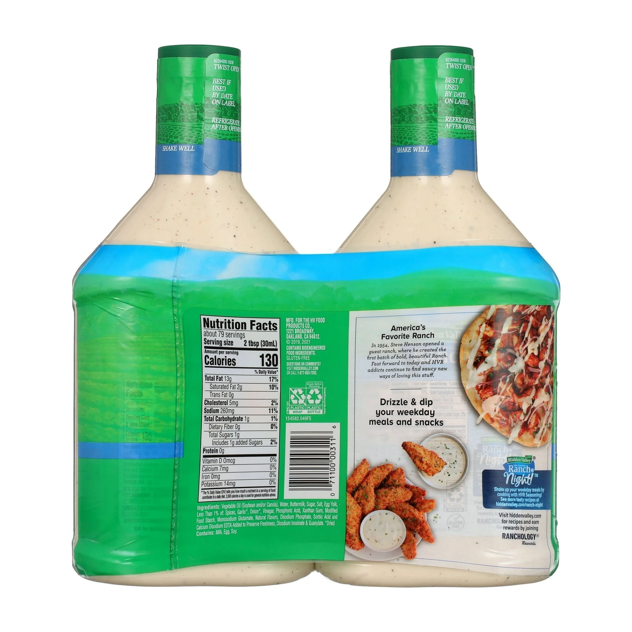 Hidden Valley Original Ranch Dressing,2 pk