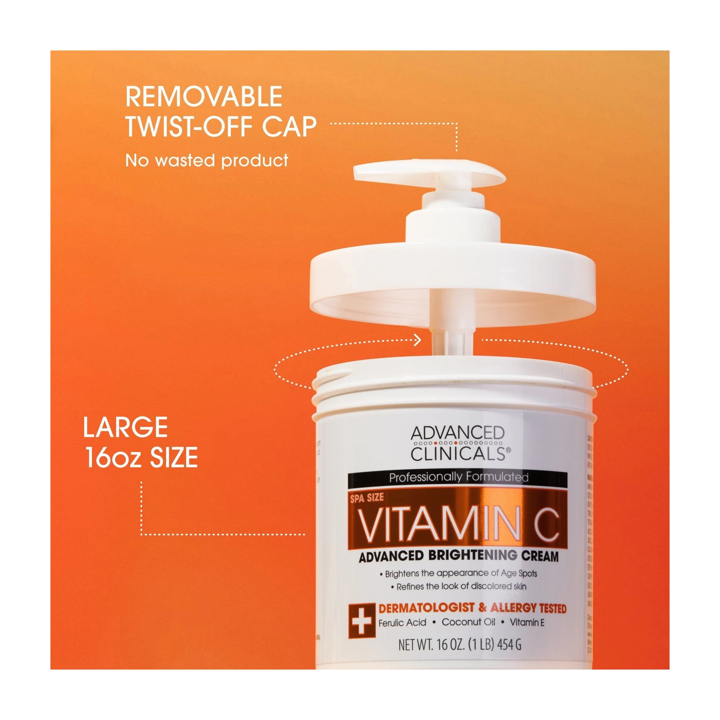 Brightening Body Cream Kenya-Advanced Clinicals Vitamin C Body Cream for Radiant Skin