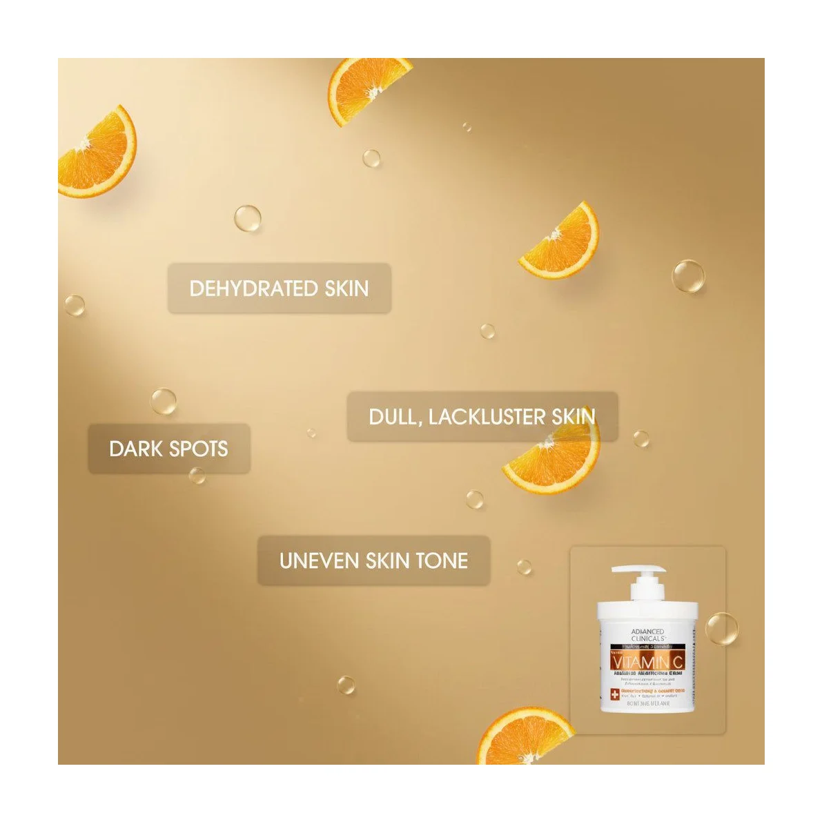 Brightening Body Cream Kenya-Advanced Clinicals Vitamin C Body Cream for Radiant Skin