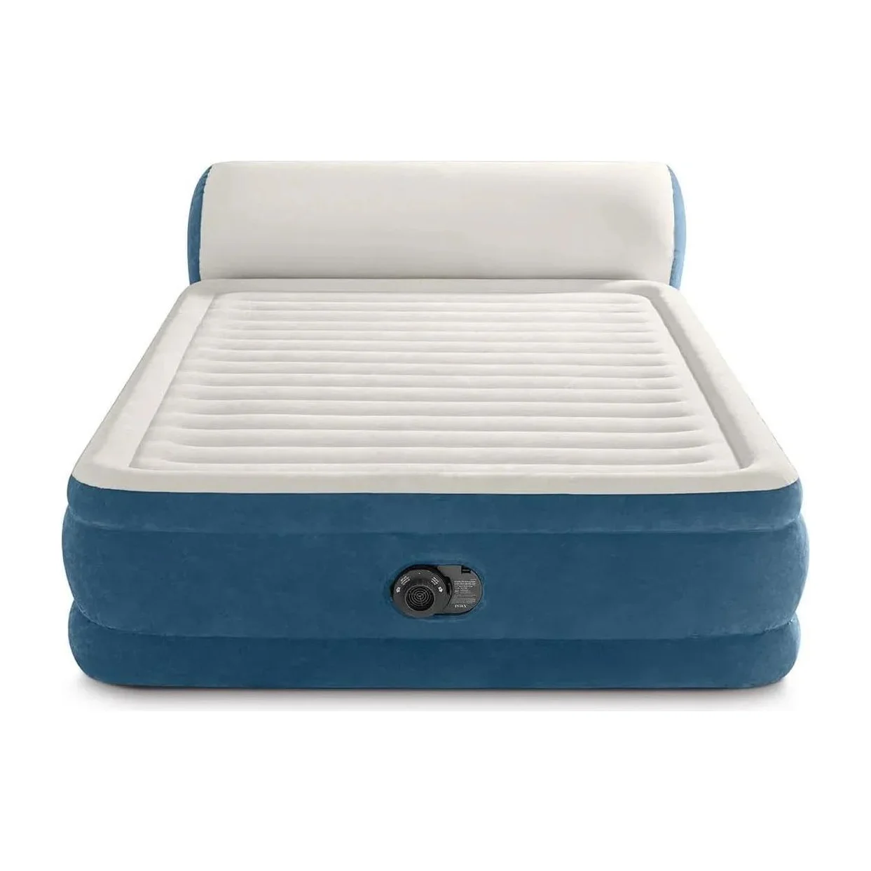 Intex Queen Dura-Beam Deluxe Comfort Headboard Airbed with Pump