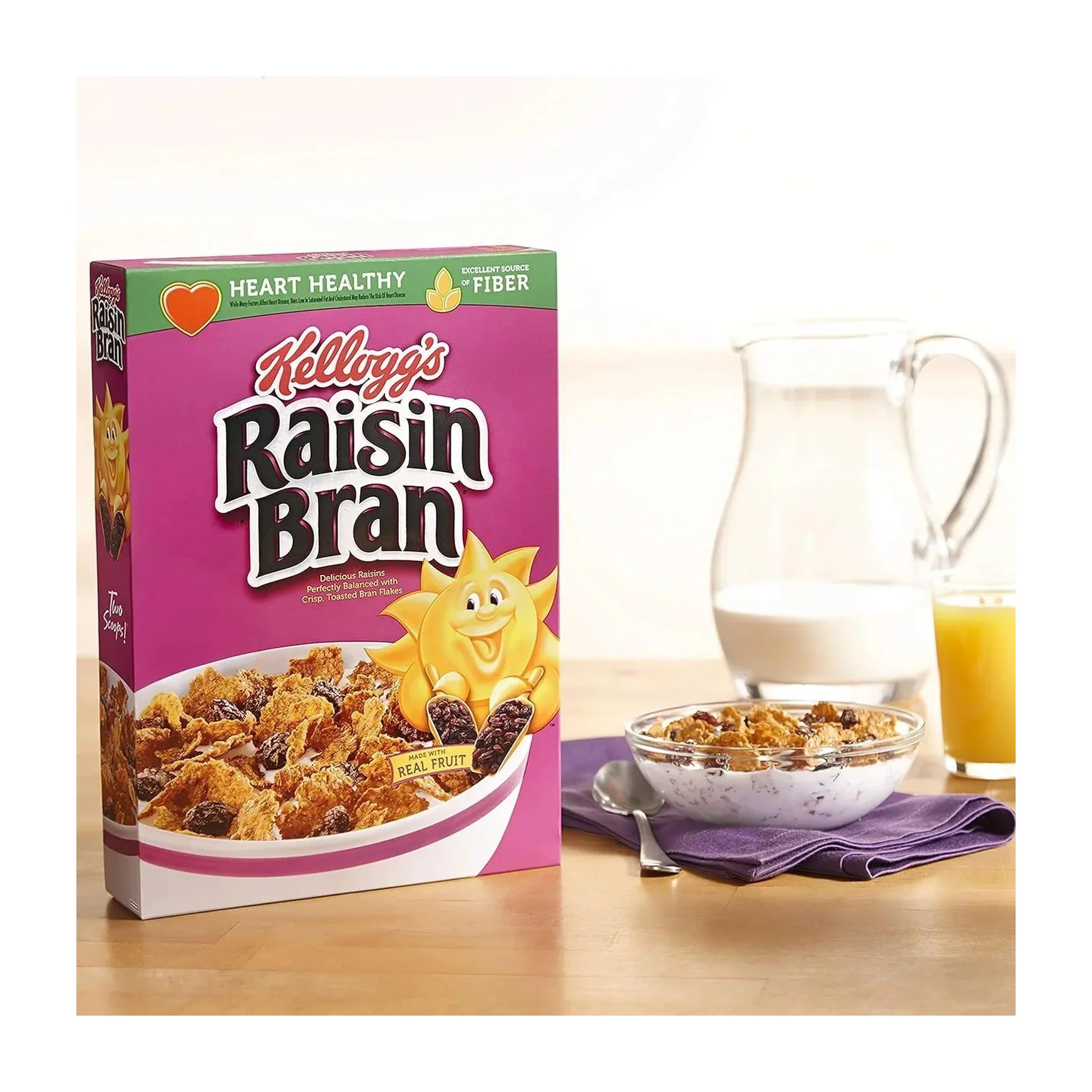 Kellogg's Raisin Bran, Breakfast Cereal, Original