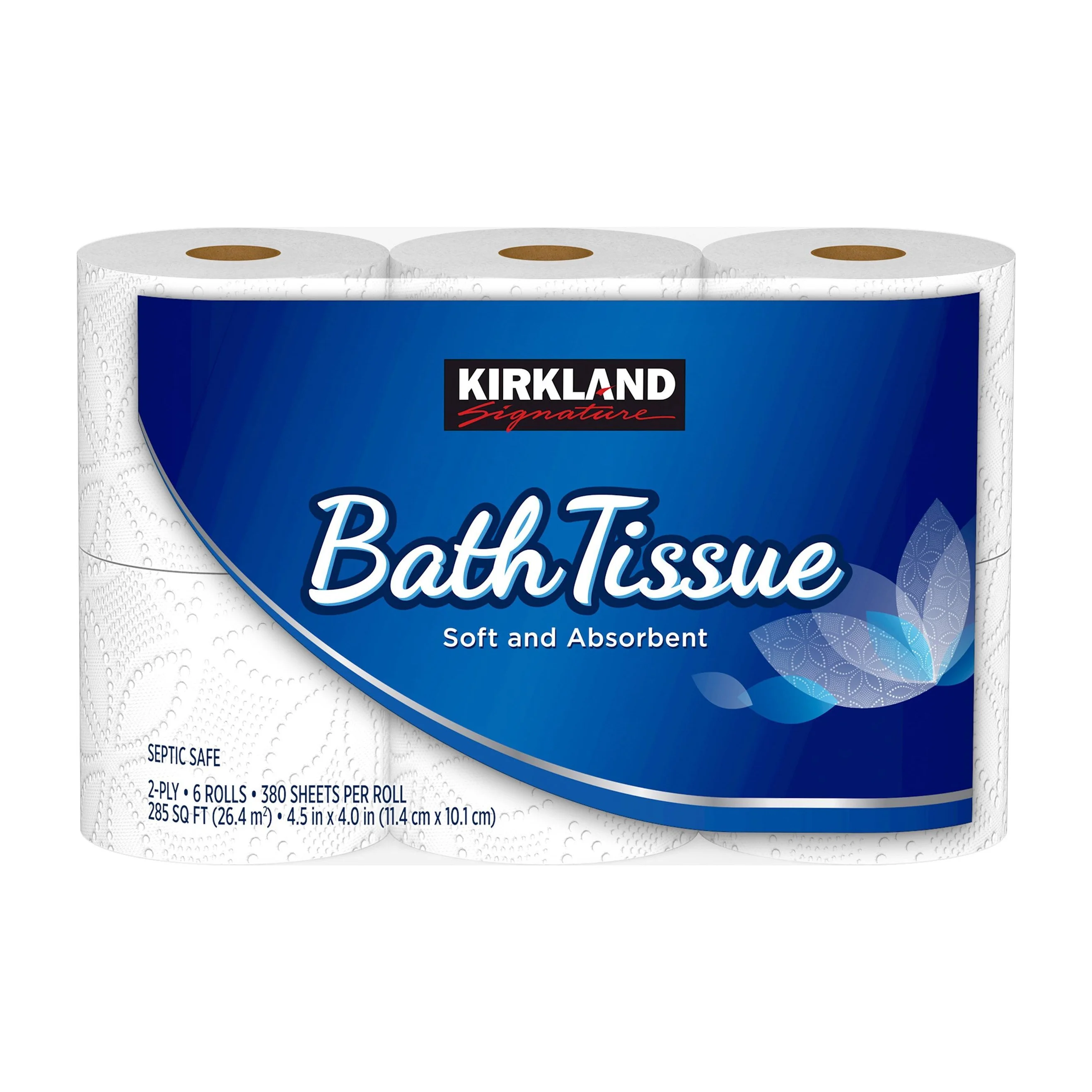 Kirkland Signature Bath Tissue Toilet Paper, 30 Rolls