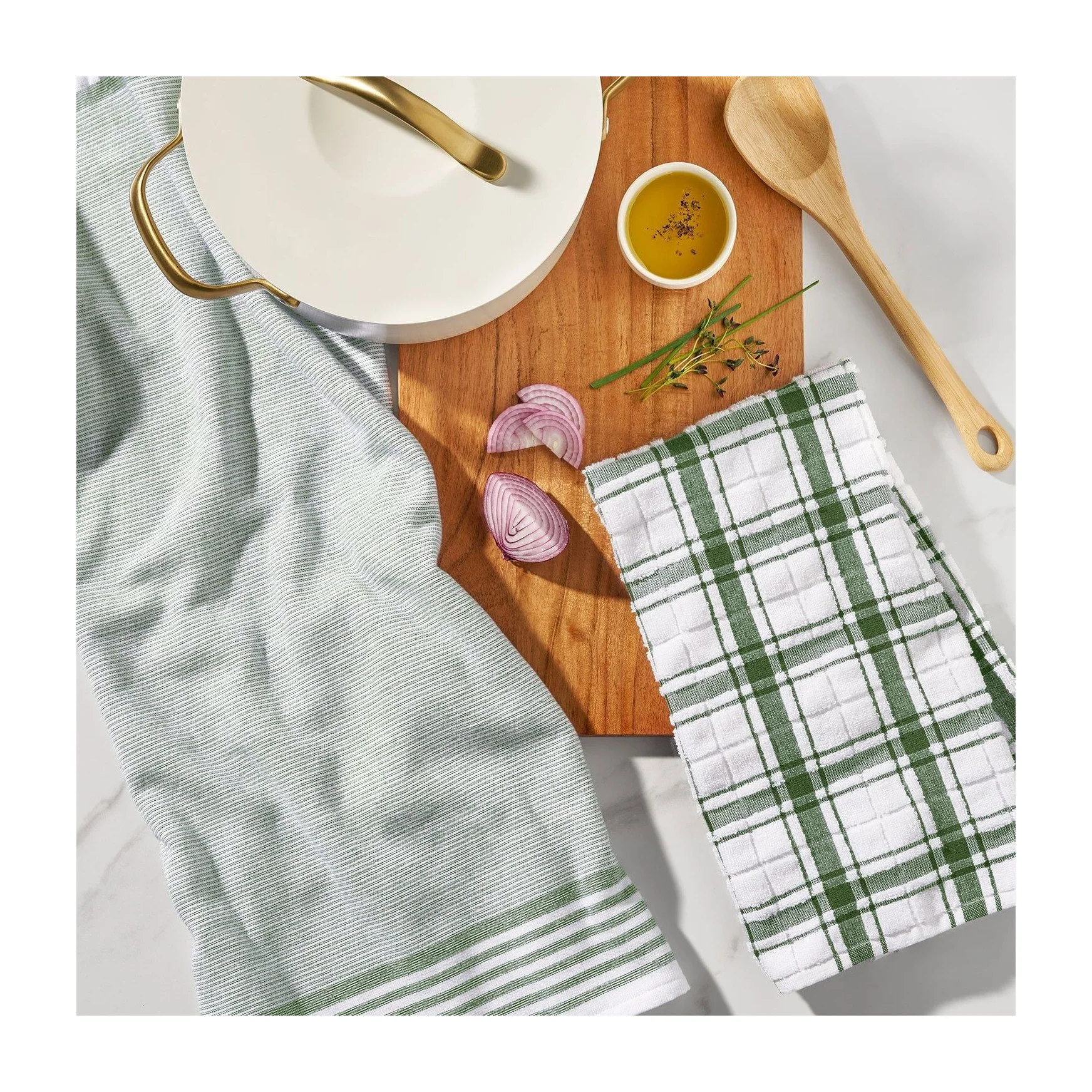 Kitchen Towels In Kenya - Member's Mark 8pck (Forest Myrtle)