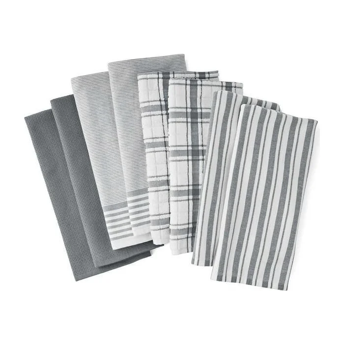 Kitchen Towels In Kenya - Member's Mark 8pck (Grey Flannel)