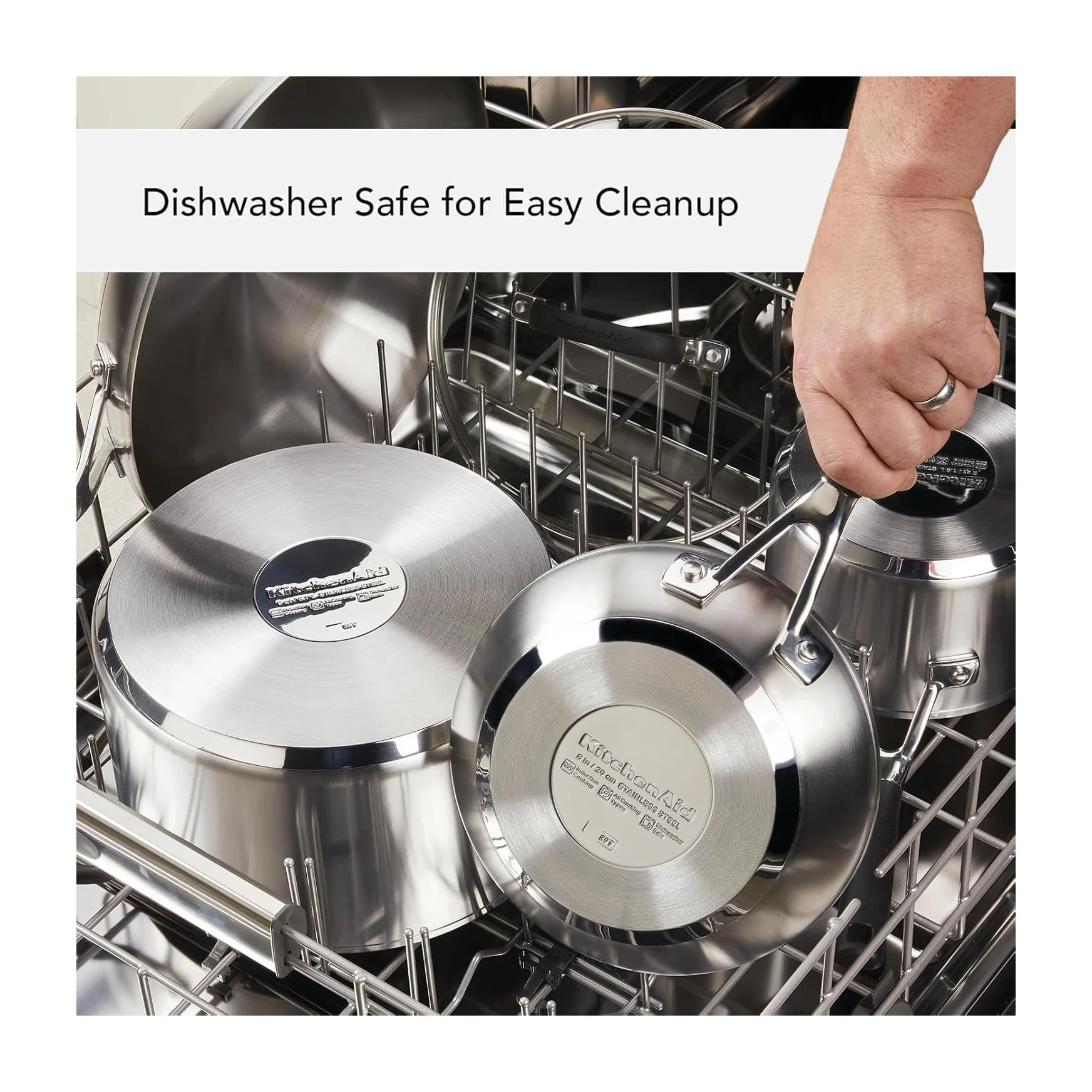 KitchenAid Stainless Steel Cookware Set in Kenya - 10 Piece