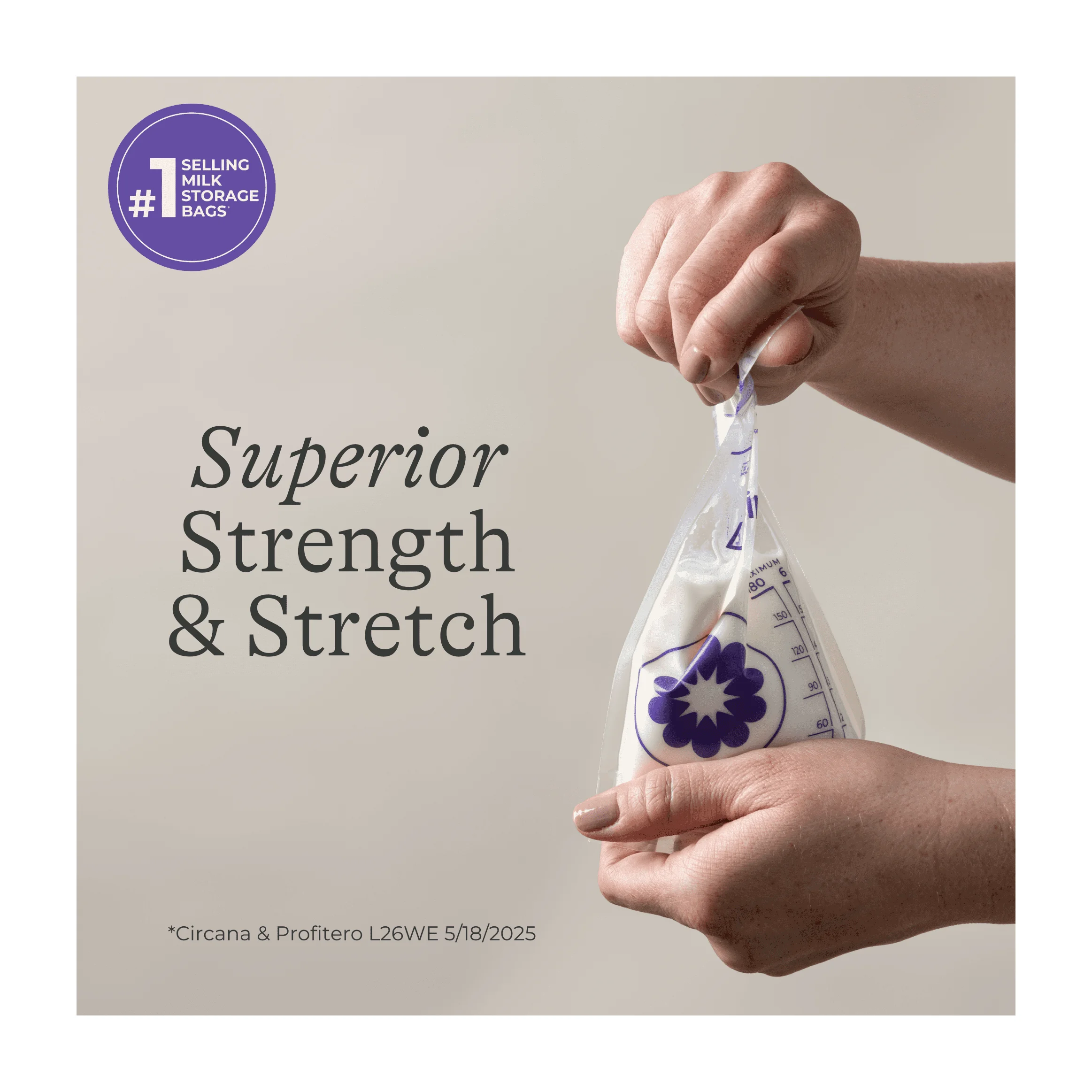 Lansinoh Breastmilk Storage Bags, 100 Count