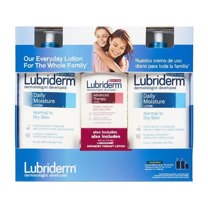 Body Lotion in Kenya - Lubriderm Daily Moisture, 3 Pack