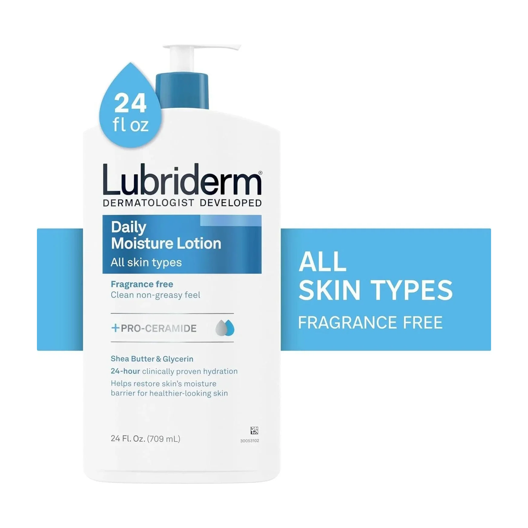 Fragrance-Free Lotion in Kenya - Lubriderm Daily Moisture, 2 Pack