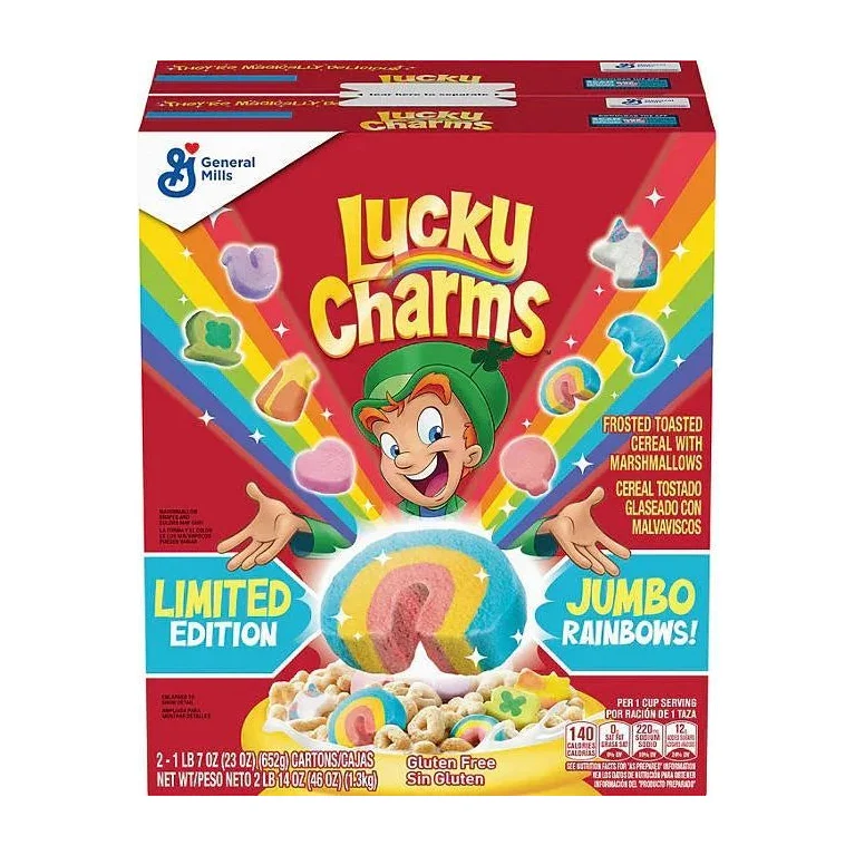 Lucky Charms with Marshmallows, 2 pk.