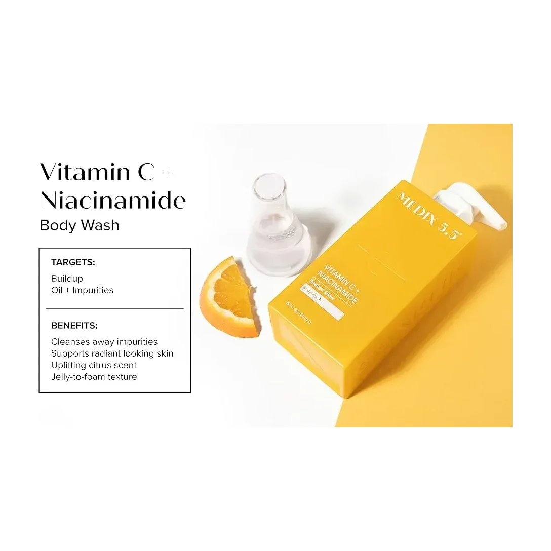 Vitamin C Body Set in Kenya - MEDIX Body Wash and Cream, 2 Pack