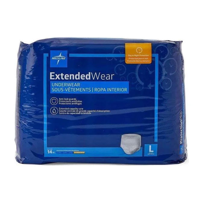 Medline Extended Wear Adult Diaper Underwear