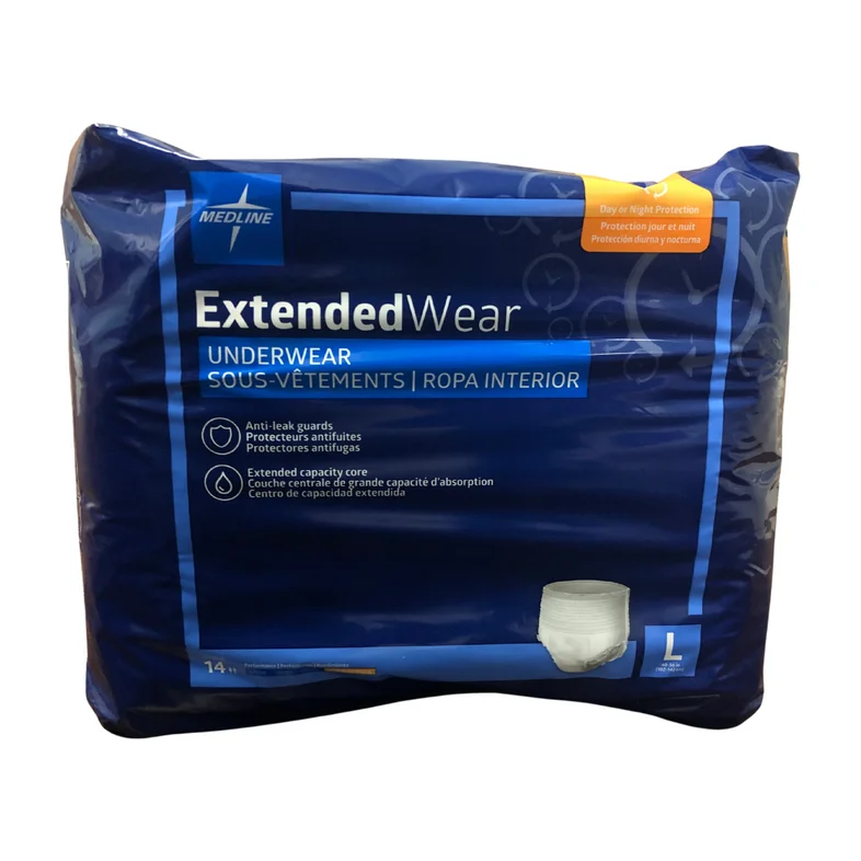 Medline Extended Wear Adult Diaper Underwear