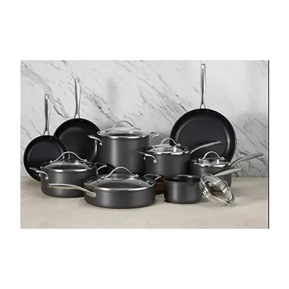Member's Mark 15 Piece Hard Anodized Aluminum Cookware Set