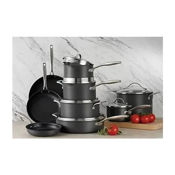 Member's Mark 15 Piece Hard Anodized Aluminum Cookware Set