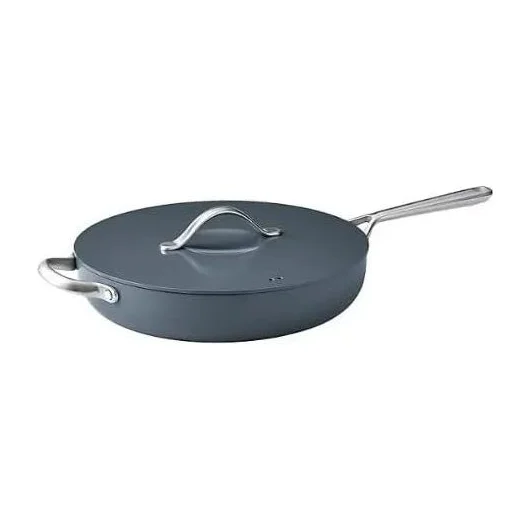 Member's Mark 5.5 Quart Jumbo Ceramic Nonstick Pan, Grey