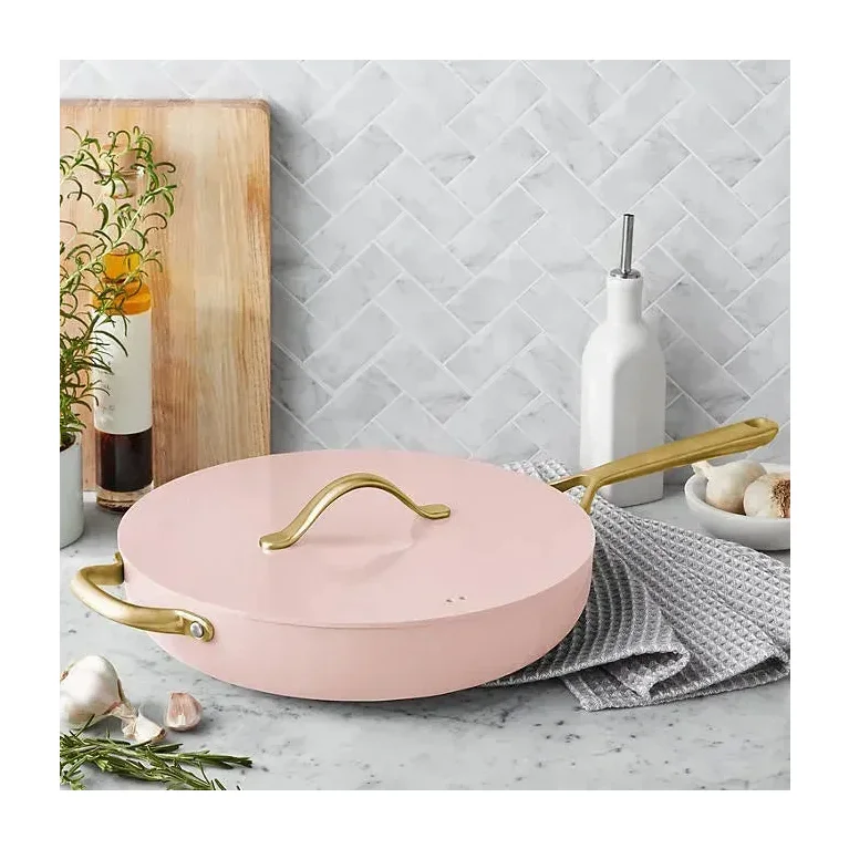 Member's Mark 5.5 Quart Jumbo Ceramic Nonstick Pan, Sage